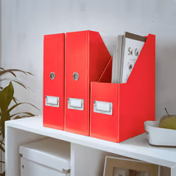 Leitz Click & Store WOW porte-magazines Polypropylène (PP) Rouge
