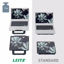 Leitz 63460089 Support de livres Laptop et bras pour tablette Gris foncé 43,2 cm (17") - Vue supplémentaire 4