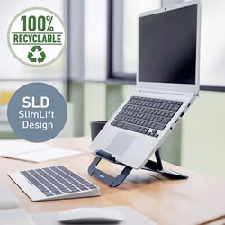 Leitz 63460089 Support de livres Laptop et bras pour tablette Gris foncé 43,2 cm (17") - Vue supplémentaire 7