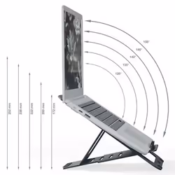 Leitz 63460089 Support de livres Laptop et bras pour tablette Gris foncé 43,2 cm (17") - Vue supplémentaire 8