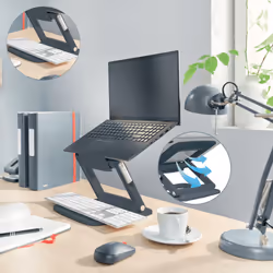 Leitz 64240089 Support de livres Supports de Laptop Gris foncé 15" - Vue supplémentaire 5