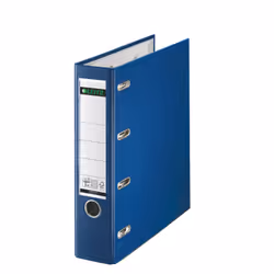 Leitz 10120035, 2 x A5, Carton, Polyéthylène, Bleu, 1000 feuilles, 80 g/m², 7,5 cm