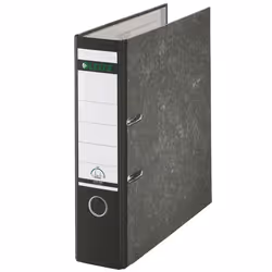 Leitz Plastic Lever Arch File A4 80mm 180°, A4, Noir, 600 feuilles, 8 cm, 81 mm, 320 mm