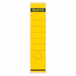 Leitz Étiquettes dos, autocollantes, Jaune, Rectangle, Classeur, Papier, 61 mm, 285 mm