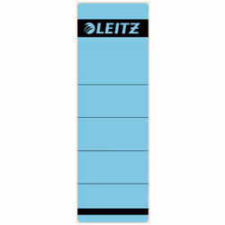 Leitz Étiquettes dos, autocollantes, Bleu, Rectangle, Classeur, Papier, 61 mm, 192 mm