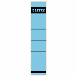 Leitz Étiquettes dos, autocollantes, Bleu, Rectangle, Classeur, Papier, 39 mm, 192 mm