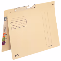 Leitz 21340011, A4, Carton, Marron, 265 mm, 1 mm, 323 mm