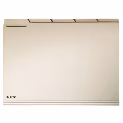 Leitz 24340011, Onglet avec index vierge, Carton, Blanc, A4, 230 mm, 305 mm
