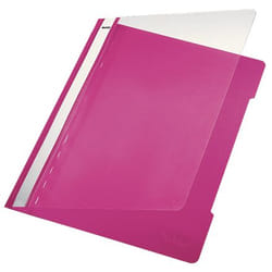 Leitz 41910022 protège documents PVC Fuchsia, Transparent