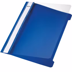 Leitz 41970035, Bleu, Transparent, PVC, 250 feuilles, A5, 230 mm, 1 mm
