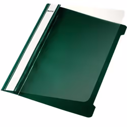Leitz 41970055, Vert, Transparent, PVC, 250 feuilles, A5, 175 mm, 230 mm