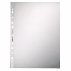 Leitz Pochette Haute Qualité, 210 x 297 mm (A4), Transparent, Polypropylène (PP), Portrait, Haut, 230 mm