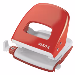 Leitz 5008, 30 feuilles, Rouge, Métal, Plastique, 8 cm, 5,5 mm, 380 g