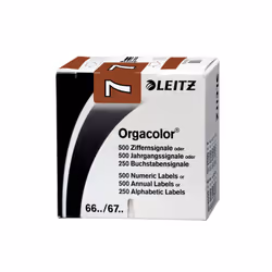 Leitz 66071000, Marron, Rectangle aux angles arrondis, 30 x 23 mm, 73 x 73 x 30 mm, 100 g