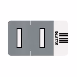Leitz Orgacolor étiquette auto-collante Rectangle aux angles arrondis Gris
