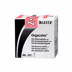Leitz Orgacolor, Rose, Rectangle aux angles arrondis, 30 x 23 mm, 73 x 73 x 30 mm, 60 g