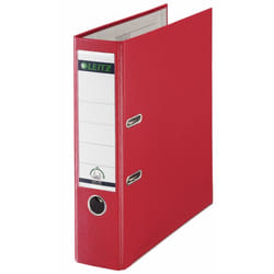 Leitz 180° Plastic Lever Arch File - Red classeur à anneaux A4 Rouge