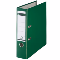 Leitz 180° Plastic Lever Arch File, A4, Vert, 600 feuilles, 8 cm, 81 mm, 320 mm