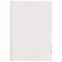 Leitz 41060002, A4, PVC, Transparent, 220 mm, 313 mm, 30 g