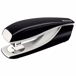 Leitz NeXXt New, 30 feuilles, Noir, 100xP3 24/6, 140xP3 26/6, Métal, Plastique, 80 g/m², Haut