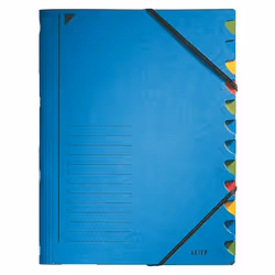 Leitz 39120035, Carton, Bleu, A4, 247 mm, 320 mm, 370 g