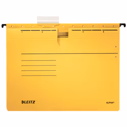 Leitz Alpha, A4, Carton, Métal, Jaune, 225 g/m², FSC, DIN 821, 348 mm