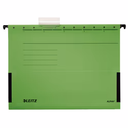Leitz Alpha, A4, Carton, Métal, Vert, 225 g/m², FSC, DIN 821, 348 mm