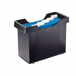 Leitz Bac pour dossiers suspendus Plus, Polystyrène, Noir, A4, 1 tiroir(s), 1,1 kg, 370 x 162 x 260 mm