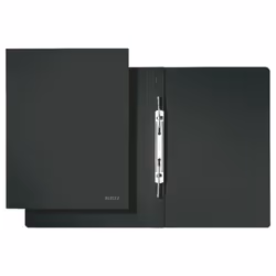 Leitz Spiral folder, A4, black, A4, Noir, 250 feuilles, 242 mm, 242 x 318 x 2 mm