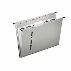 Leitz 300410085, A4, Carton, Polypropylène (PP), Gris, 245 mm, 4 mm, 320 mm
