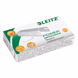 Leitz 55770000, Pack d'agrafes, 4 mm, Fixation, 1000 agrafes, Acier galvanisé, Acier inoxydable
