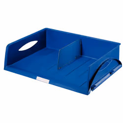 Leitz Corbeille à courrier paysage Sorty A3, Polystyrol, Bleu, 490 mm, 385 mm, 125 mm, 1 kg