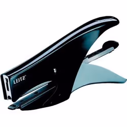 Leitz Mod. 5547, 15 feuilles, Noir, Argent, 5 cm, Arrière, 150 agrafes, 81,00 x 26,00 x 166,00 mm