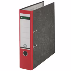 Leitz Plastic Lever Arch File A4 80mm 180°, A4, Rouge, 600 feuilles, 8 cm, 81 mm, 320 mm