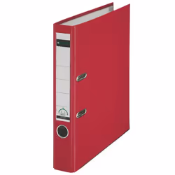 Leitz 180° Plastic Lever Arch File, A4, Rouge, 350 feuilles, 5,2 cm, 55 mm, 320 mm