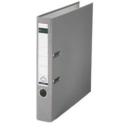 Leitz 180° Plastic Lever Arch File classeur à anneaux A4 Gris