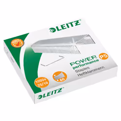 Leitz Power Performance P5, Pack d'agrafes, 1 cm, 1000 agrafes, 60 pages, 25/10, Acier