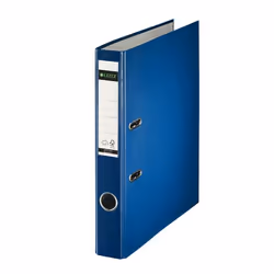 Leitz 10165035, A4, Anneau en D, Rangement, Papier, Polypropylène (PP), Bleu, 350 feuilles