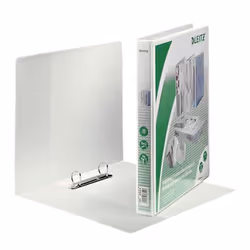 Leitz 42780001, A4, Anneau en D, Rangement, Polypropylène (PP), Blanc, 200 feuilles
