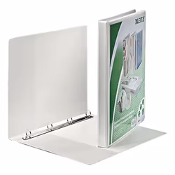 Leitz 42820001, A4, Anneau rond, Rangement, Polypropylène (PP), Blanc, 100 feuilles