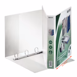 Leitz 42850001, A4, Anneau en D, Présentation, Polypropylène (PP), Blanc, 300 feuilles