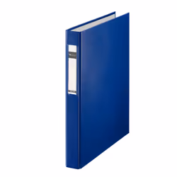 Leitz 42100035, A4, Anneau en D, Rangement, Papier, Polyéthylène, Polypropylène (PP), Bleu, 250 feuilles