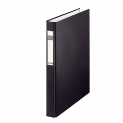 Leitz 42120095, A4, Anneau en D, Rangement, Papier, Polypropylène (PP), Polyuréthane, Noir, 250 feuilles