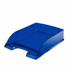 Leitz 52260039, Polystyrène, Bleu, Transparent, 255 x 357 x 70 mm, 280 g, A4