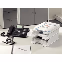 Leitz 52330001 bac de rangement de bureau Polystyrène Blanc - Vue supplémentaire 2