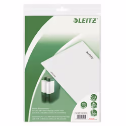 Leitz Folder labels, grey, Gris, 220 mm, 325 mm, 220 x 325 x 5 mm