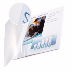 Leitz Soft Covers, Blanc, 70 feuilles, 214 mm, 302 mm, 11 mm