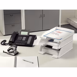 Leitz 52330084 bac de rangement de bureau Polystyrène Argent