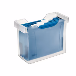 Leitz Bac pour dossiers suspendus Plus, Polystyrène, Transparent, A4, 1 tiroir(s), 1,1 kg, 370 x 162 x 260 mm