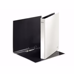 Leitz WOW Ring binder - pearl white, A4, Blanc, 250 feuilles, 2,5 cm, 40 mm, 318 mm